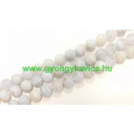 Kalcedon (2) Ásványgyöngy 4mm