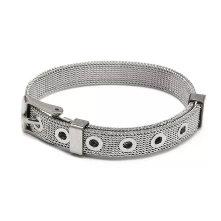 Ezüst Színű Nemesacél Karlánc Óraszíj