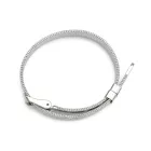 Ezüst Színű Nemesacél Karlánc Óraszíj