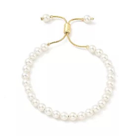   18K Aranyozott Kagyló Gyöngy Csúszózáras Állítható Karkötő