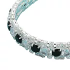 Ezüst Színű Cirkónia Strasszos Karkötő Karlánc