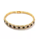 18K Aranyozott Cirkónia Strasszos Karkötő Karlánc