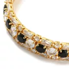 18K Aranyozott Cirkónia Strasszos Karkötő Karlánc