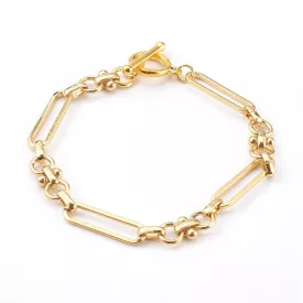 18K Aranyozott Nemesacél Karlánc Karkötő