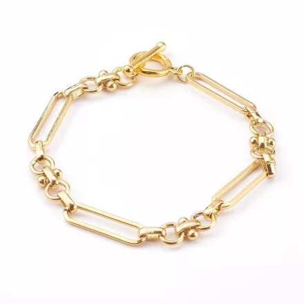 18K Aranyozott Nemesacél Karlánc Karkötő