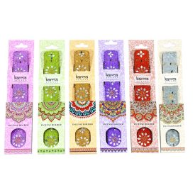   Arany Karma Rózsafa Füstölő Tartó Égető Csillogó Tükördarab Díszekkel