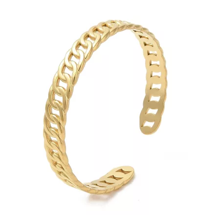 18K Aranyozott Nemesacél Karkötő Karperec