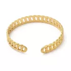 18K Aranyozott Nemesacél Karkötő Karperec