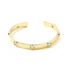 18K Aranyozott Cirkónia Strasszos Karkötő Karperec