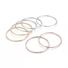 Arany Ezüst Rózsaarany Színű Nemesacél Karkötő Karperec