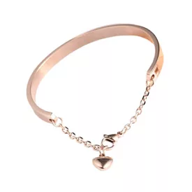 Rózsaarany Rose Gold Színű Nemesacél Karkötő Karperec