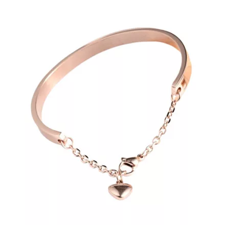 Rózsaarany Rose Gold Színű Nemesacél Karkötő Karperec