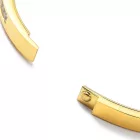 Arany Színű Nemesacél Cirkónia Strasszos Karkötő Karperec