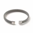 Ezüst Színű Nemesacél Karkötő Karperec