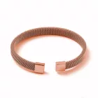 Rózsaarany Színű Nemesacél Karkötő Karperec