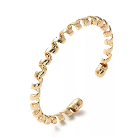 Arany Színű Csavart Karkötő Karperec