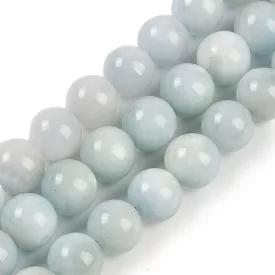 Kék Akvamarin Ásványgyöngy 10mm