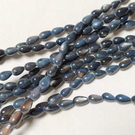 Kék Csepp Kagyló Gyöngy 7x5mm
