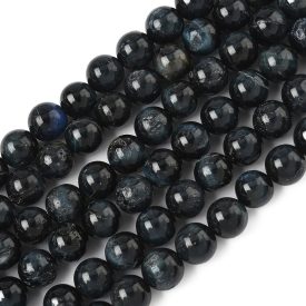 Kékes Fekete Tigrisszem (2) Ásványgyöngy 8mm