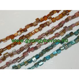 Kék Kagyló Gyöngy 8x8x5mm