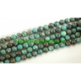 Kék Krizokolla Ásványgyöngy 10mm