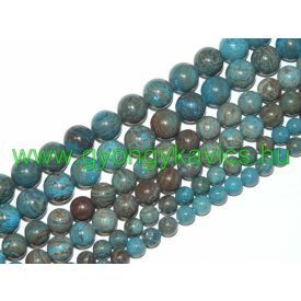 Kék Krizokolla (2) Ásványgyöngy 10mm