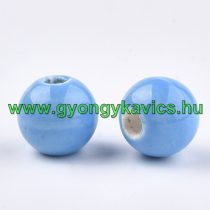 Kék Porcelán Gyöngy 10mm 