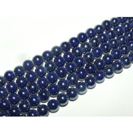 Kék Gyöngyház Porcelán Gyöngy 8mm