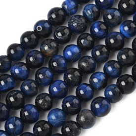 Kék Tigrisszem (2) Ásványgyöngy 8mm