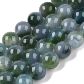 Kék Zöld Jade Ásványgyöngy 8mm