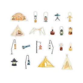 Kemping Camping (100) Matrica Scrapbook 40db