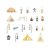 Kemping Camping (100) Matrica Scrapbook 40db