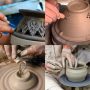 Keramikus Fazekas Agyagozó Modellező Szobrász Eszköz Szerszám Készlet 40 Darabos