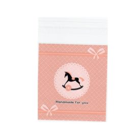   Kézzel Készült Handmade For You Ló Lovas Hintaló (22) Átlátszó Ragasztócsíkos Celofán Tasak 14x10cm