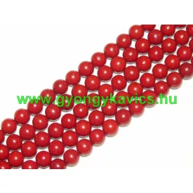 Korall Gyöngy Gyöngyfüzér 4mm