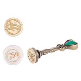   Thank You Köszönöm Szintetikus Türkiz Bronz Színű (391) Viaszpecsétnyomó Pecsét Pecsételő 25mm