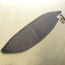Kötött Szürke Fülvédő Fejpánt