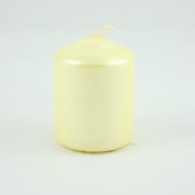 Krém Mártott Henger Gyertya 7,5x5cm