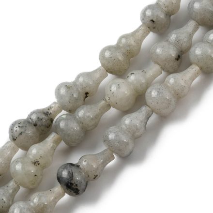 Labradorit Sztúpa Tök Ásványgyöngy 17,5-18,5x9,5-10mm