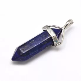   Lápisz Lazuli Lazurit Obeliszk (2) Ásvány Medál 38-45x10mm