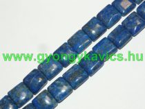   Lazurit Lápisz Lazuli Kocka Ásványgyöngy Gyöngyfüzér 13,5-14x13,5-14x5-6mm