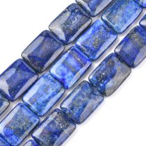 Lazurit Lápisz Lazuli Téglalap Ásványgyöngy 20x15x6mm