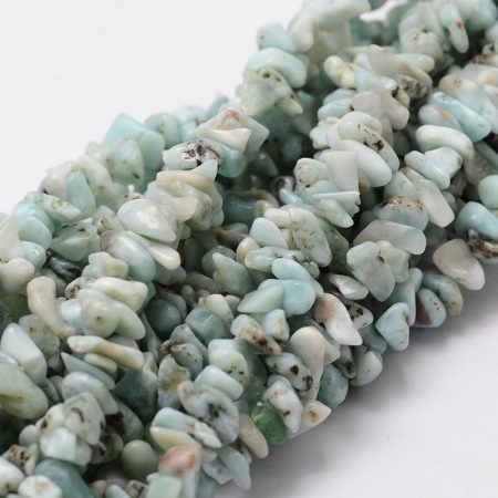 Larimar Larimár Ásványtörmelék Splitter Ásványgyöngy Gyöngyfüzér 3-5mm