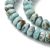 Larimar Larimár Korong Ásványgyöngy Gyöngyfüzér 10x4-7mm
