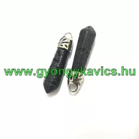 Lávakő Ásvány Medál 33-40x8-9mm