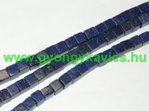   Lazurit Lápisz Lazuli Kocka Ásványgyöngy Gyöngyfüzér 4x4mm