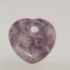 Lepidolit Ásvány Szív Masszázs Masszírozó Arcmasszírozó 39-40x5-6mm
