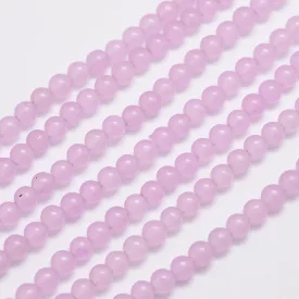 Levendula Lila Jade Ásványgyöngy 4mm