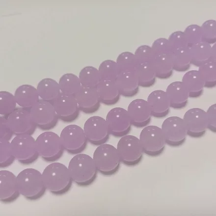 Levendula Lila Jade Ásványgyöngy 8mm