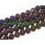 Lila Druzy Achát Ásványgyöngy 16mm